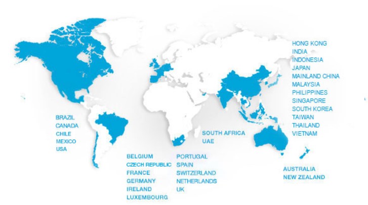 サービス提供してきた国